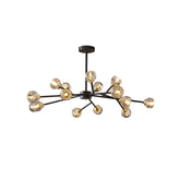 CRYSTAL BALL ROUND CLUSTER CHANDELIER
